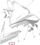 5459903-293 Основание Ветрового Стекла Для Polaris MATRYX 5459903-599, 5459903-686, 5459903-689, 5459903-728, 5459903-737, 5459903-886, 5459903-892