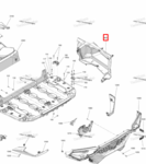 705016221 Пластик багажника правый Can-Am BRP Maverick R