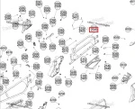705012247 Каркас Задней Правой Двери Черный Для BRP Can Am Maverick 705018472, 705013427, 705015447