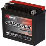 YTX20HL-BS RDRIVE eXtremal Silver Аккумулятор 12В Стартерный Для Мототехники Для Polaris 4011496, 4014609 BRP 410301203 YTX20L-BS, 518901026, CT12201