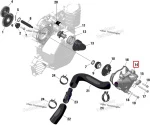 420922307 Крышка Помпы Для Ski Doo 600, 900 ACE