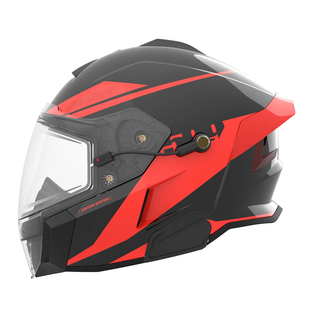 Шлем с подогревом визора 509 Delta V Ignite Racing Red F01012300-102