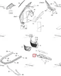502008006 Панель Передняя Черная Для Ski Doo EXPEDITION 502007184, 502007082, 502006910