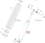 706004075 Амортизатор Задний Для BRP Can Am Commander 706004554