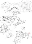 605251922 Панель Боковая Правая Черная Для Ski Doo SKANDIC, Expedition 2005-2011