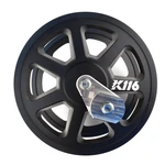 K116 Комплект Увеличенных Пластиковых Роликов 10 Дюймов Для Задней Подвески С Осью Для Крепления Для Ski Doo Rev XM