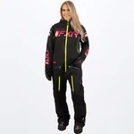 Комбинезон Женский FXR Ranger Instinct без утеплителя Black/Raspbry Fade/Hi Vis 222914-1028