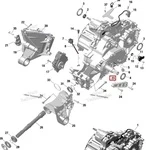 420212640 Кронштейн Коробки Передач Для BRP Can Am Maverick, Defender 420212641