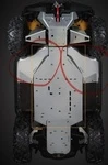 715000950 Защита Днища Боковая Для BRP Can Am Commander 2011-2014