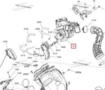 420893748 Турбина Для Ski Doo 850 ETEC Turbo
