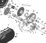 420242403 Гайка Ведомого Вариатора Для BRP Can Am 420242402