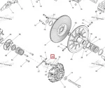 417223605 Рампа Вариатора Для Ski Doo 550F
