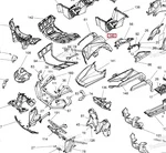 715002208 Крыло Переднее Правое Желтое Для BRP Can Am Outlander