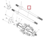 1333520 Вал Промежуточный Для Polaris AXYS 2206051
