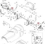 510004530 Кронштейн Рукоятки Пассажира Для Ski Doo