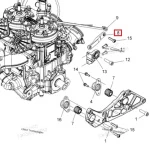1019944 Крепление Двигателя Для Polaris AXYS
