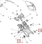 517305504 Защелка Боковой Панели Для Ski Doo