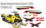 Реплика оригинальных наклеек Summit X 800R E-TEC T3 2015