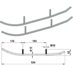 100305T Коньки Без Вставок Для Лыж Для Ski Doo 605349311, 605352283, 605352643