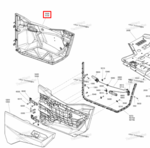 Передняя правая панель двери  Саn Am Maverick Sport 1000