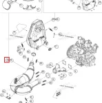 514054837 Труба Выпускной Системы Для Ski Doo Expedition, Skandic 600 514055027, 514054727