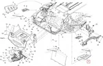 518325841 Подножка Левая Черная Для Ski Doo Grand Touring, GTX 518327813