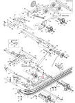 538793 Кронштейн Задней Подвески Левый Для Ski Doo Skandic M538793