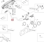 605355923 Проводка Света Фар Для Ski Doo