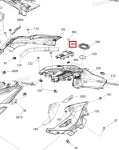 517306583 Крышка Консоли Левая Для Ski Doo Gen4