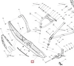 505075283 Лыжа Pilot DS-3 Для Ski Doo