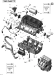 420664712 Ремкомплект стартера BRP SEA DOO 1503