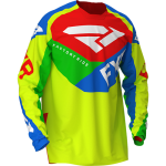 Джерси FXR PODIUM AIR MX JERSEY Hi Vis/Blue/Green/Red 203307-6540