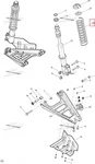 706200819 Пружина Переднего Амортизатора Для BRP Can Am Outlander 400 EFI 2009-2014