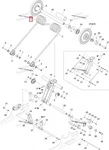 503190716 Пружина Задней Подвески Правая Для Ski Doo