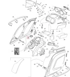 517302575 Гайка Пластиковая Для Консоли Для Ski Doo