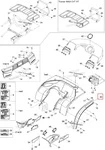 705001117 Расширитель Арки Левый Для BRP Can Am Quest, Traxter 705001593