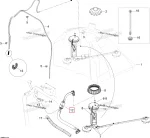 605352618 Шланг Топливный С Фильтром Для Ski Doo Skandic, Expedition 600 H.O. SDI 605356033, 605356277
