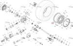 705502103 Диск Колесный Задний R14 Черный Для BRP Can Am 705502637