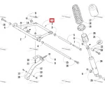 2704-019 Рычаг Задней Подвески Для Arctic Cat BEARCAT