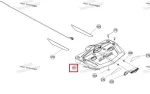 520003365 Брызговик Короткий Задний Для Ski Doo SUMMIT, FREERIDE REV Gen5