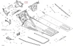 518334523 Модуль Рамы Правый Для Ski Doo 518329336, 518331260, 518332689