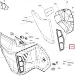 VCRG4EB BUSH BUSTER Защита Вентиляционной Сетки Левой Боковой Панели Для Ski Doo EXPEDITION XTREME 850 517306948