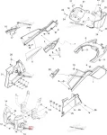 705001530 Накладка Передняя Для BRP Can Am Outlander 705003495