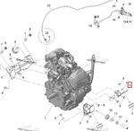 512060078 Кронштейн Двигателя Для Ski Doo V800 2007-2009