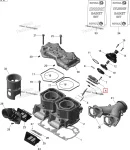 420854266 Корпус Клапана Для Ski Doo
