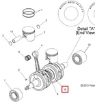 7710528 Cтопорное Кольцо Подшипника Коленвала Для Polaris