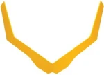 860200092 Основание Ветрового Стекла Желтое Для Ski Doo REV XP 517303607, 860200091