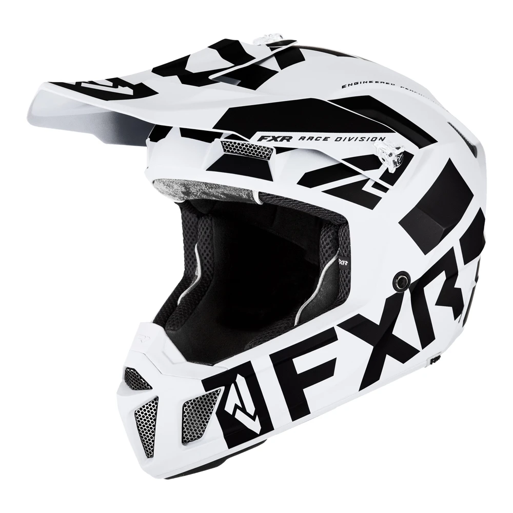 Шлем FXR Clutch Evo Le.5 White/Black, M, 220613-0110-10