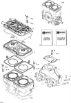420850045 Прокладка головки блока цилиндров SEA DOO 290850045
