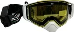 Очки с подогревом AiM Pro Accu Heated Goggles White с желтой магнитной линзой 31-106